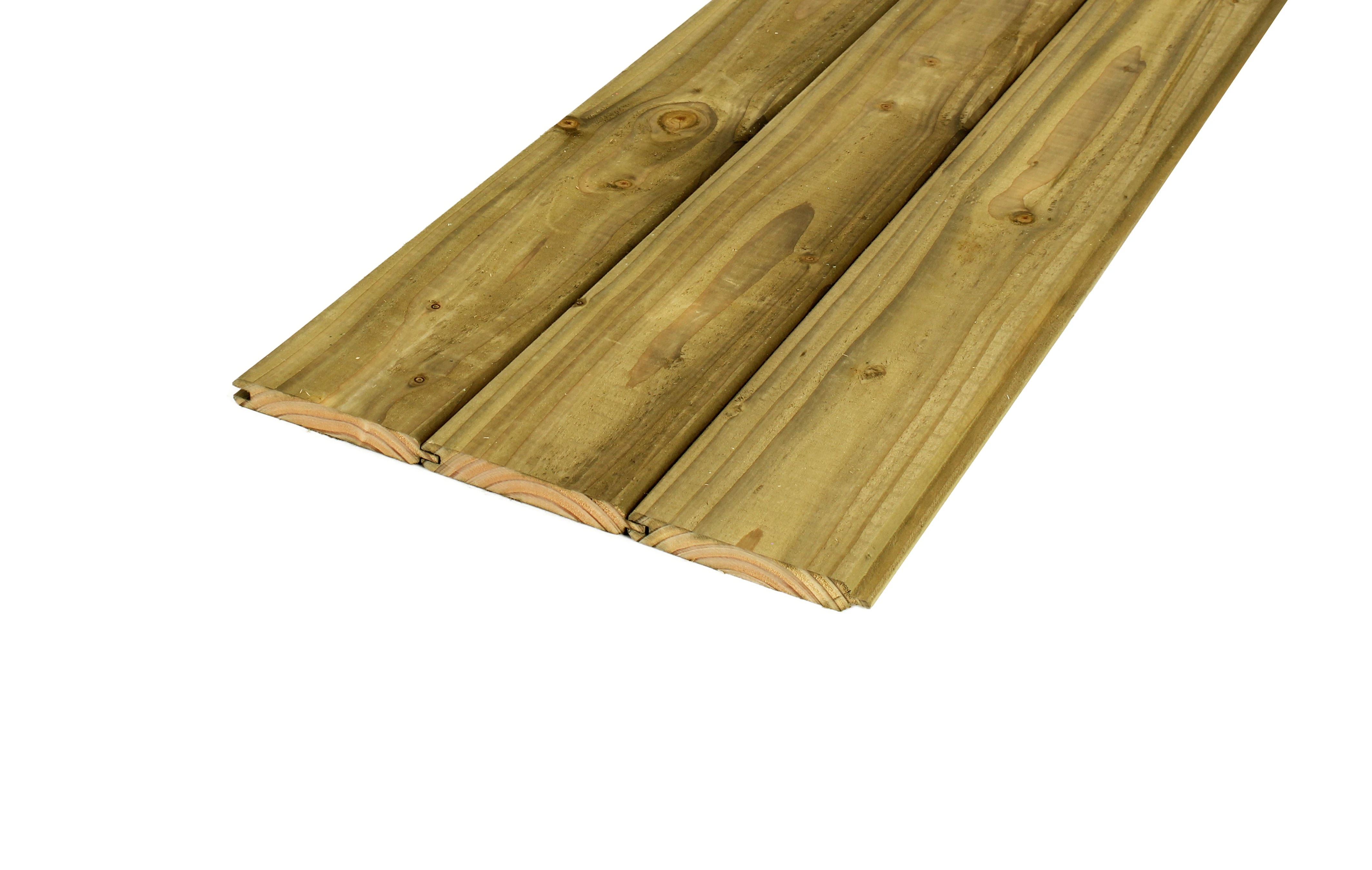 Douglas Dakbeschot 1.6 x 11.6 cm (16 x 116 mm) Geschaafd Geïmpregneerd - Lengte 400 cm - Afbeelding 1